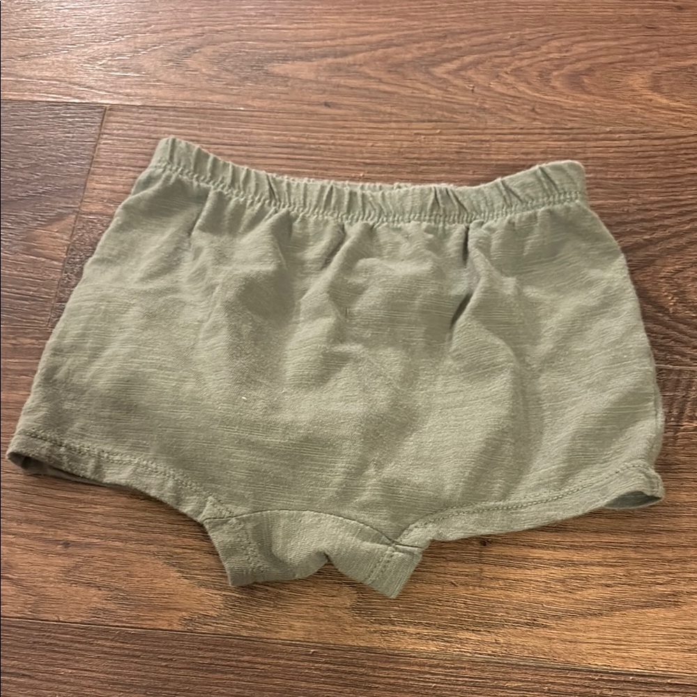 Cat & Jack Green Athletic Shorts Elastic Waistband